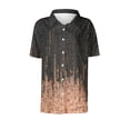 thumbnail image 4 of Women's Printed Button Down Shirts Short Sleeve Lapel Collar Top 2026 Summer Tops for Women Casual Loose Fit Clothing Pocket Tees Outfits Blouse, 4 of 6