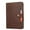 Coffee, variant on ELEHOLD iPad Case for iPad 10th Gen 10.9" 2022 Multi-Functional Flip Leather Wallet Case with Front Pocket Card Slots Kickstand Pencil Holder Shockproof Business Men Women Case Cover,Red