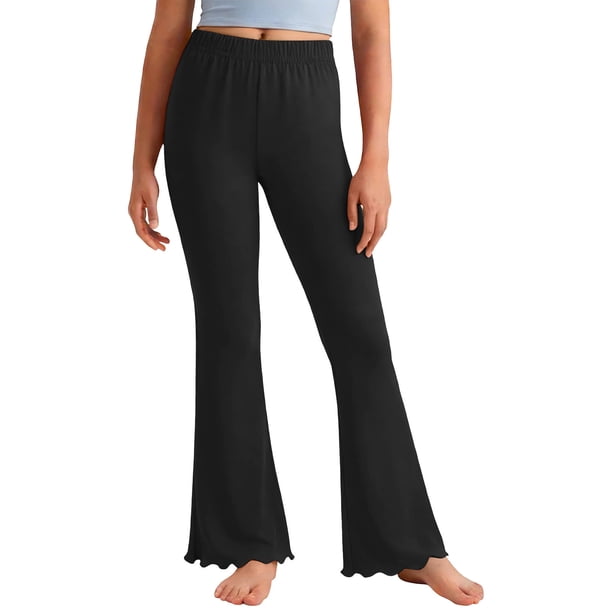 Trajes de Pantalones de Boda Niñas Pequeñas Leggings Enganchadas Pantalones Sólidos de Elasticidad Lindos para la Fiesta Casual Daily