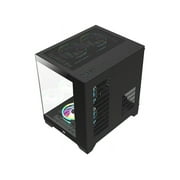 Bluegears Bgears b-Pellucid MicroATX Gaming PC Case with Infinity Tempered Glass and USB 3.0 x 2. (Fan Sold Separately)