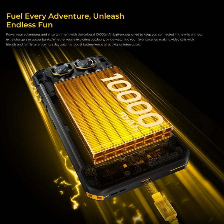 即日発送可　7.2インチ　OUKITEL WP60 黄色 新品未開封 Oukitel WP60 5G Rugged Phone 7.2'' HD+ Display 10,000mAh Big
