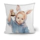 thumbnail image 1 of Uuiauoio Easter Bunny Rabbit Pillow Case Colorful Bunny Throw Pillow Cover Spring Holiday Decorative Throw Pillow Easter Pillowcase Square Cushion Cover for Couch, 1 of 6