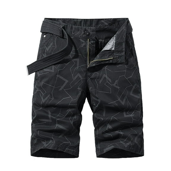 IROINNID Men's Casual Workout Shorts Breathable Outdoor Bermuda Shorts With Multi-Pocket