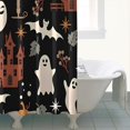 thumbnail image 4 of Autumn Halloween Scene Pattern Shower Curtain 72"x72" ,Bathroom Decorative Shower Curtains Set with 12 Hooks,Modern Waterproof Washable Shower Curtain, 4 of 6