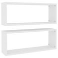 thumbnail image 3 of vidaXL 2/4/6x Wall Cube Shelves Engineered Wood Wall Unit Multi Colors/Sizes, 3 of 209