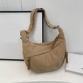 thumbnail image 7 of Byujiro Corduroy Crescent Shoulder Crossbody Bag Casual Solid Color Sling Purse Adjustable Strap Bag for Daily Commute, Travel and Errands, 7 of 7
