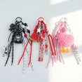 thumbnail image 5 of 12pack Braided Rope Keychain Braided Cord Rope Pink Lightweight Bag Decoration Accessories QZS Backpack Decoration, 5 of 5