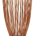 thumbnail image 3 of Metal Pillar Candle Holder with Wavy Wires, Rose Gold- Saltoro Sherpi, 3 of 5