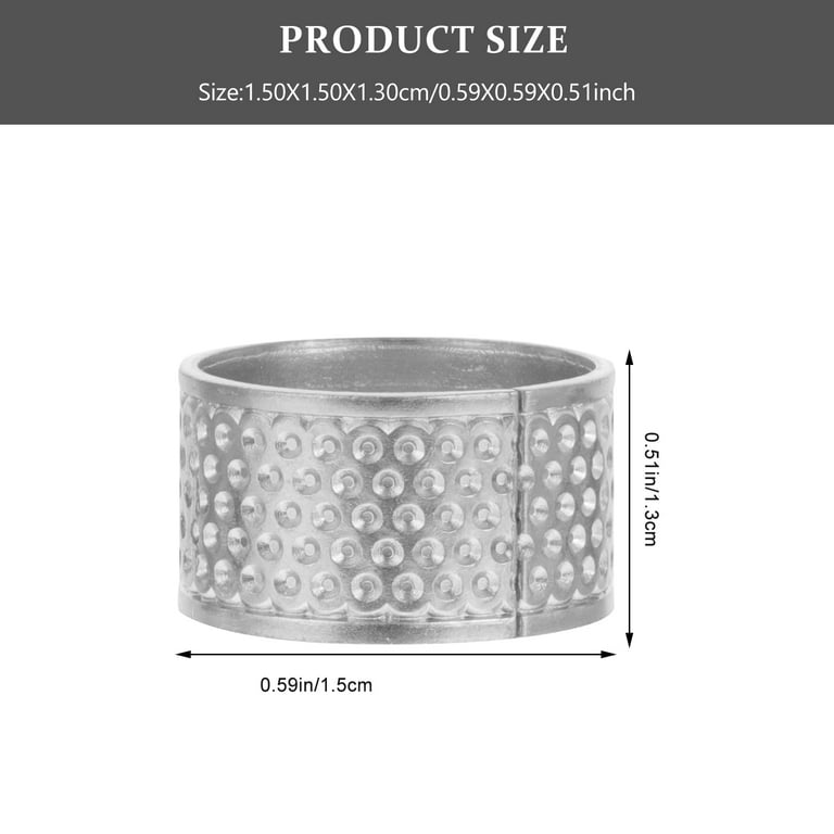Jopwkuin Thimbles for Hand Sewing, Open Thimble Shape Design Protect Their  Fingers Practical Sewing Tools Can Be Used Repeatedly Sewing Thimble for