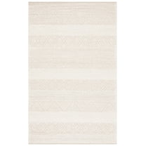 SAFAVIEH Natura Mervyn Southwestern Wool Area Rug, Ivory, 5' x 8'