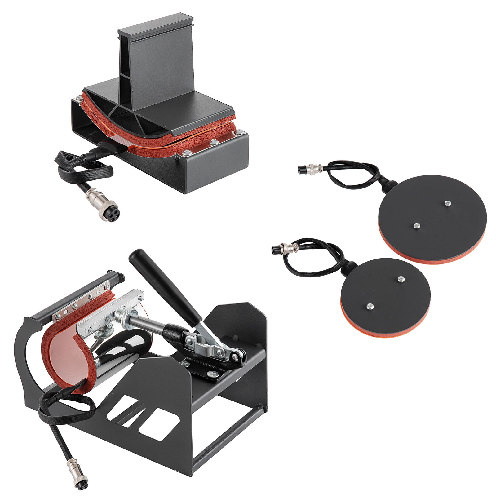 SHZOND 5 in 1 Heat Press Machine 12x15 inch Multifunctional Transfer Sublimation Heat Press for T-shirts Hat Mug Plate