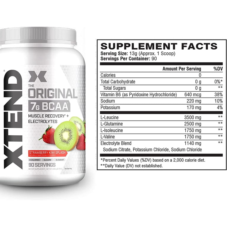 XTEND Original BCAA Powder, Sugar Free Post Workout Muscle