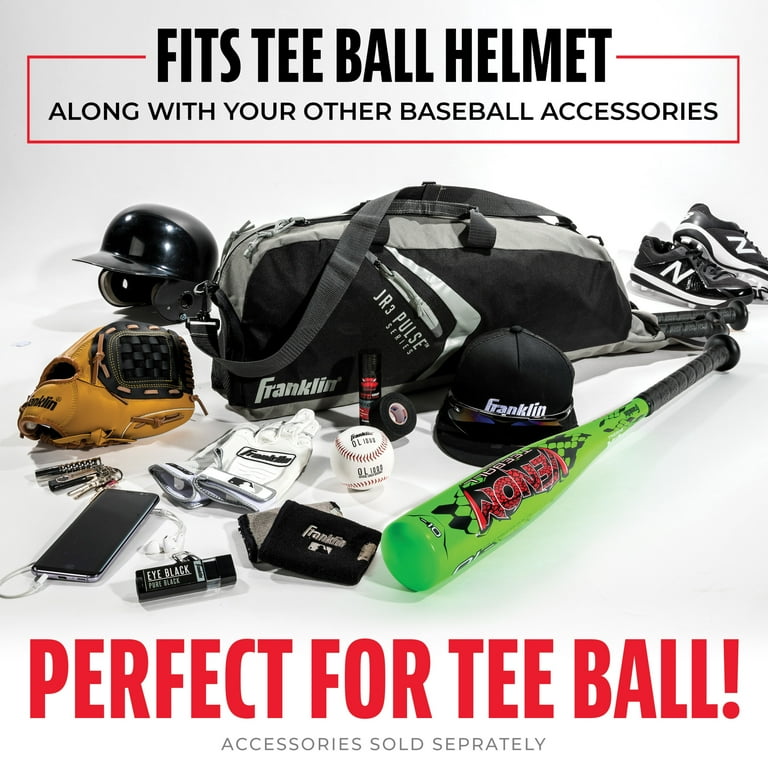 Franklin Sports Youth Baseball Bag, JR3 Kids Equipment Bag, Black