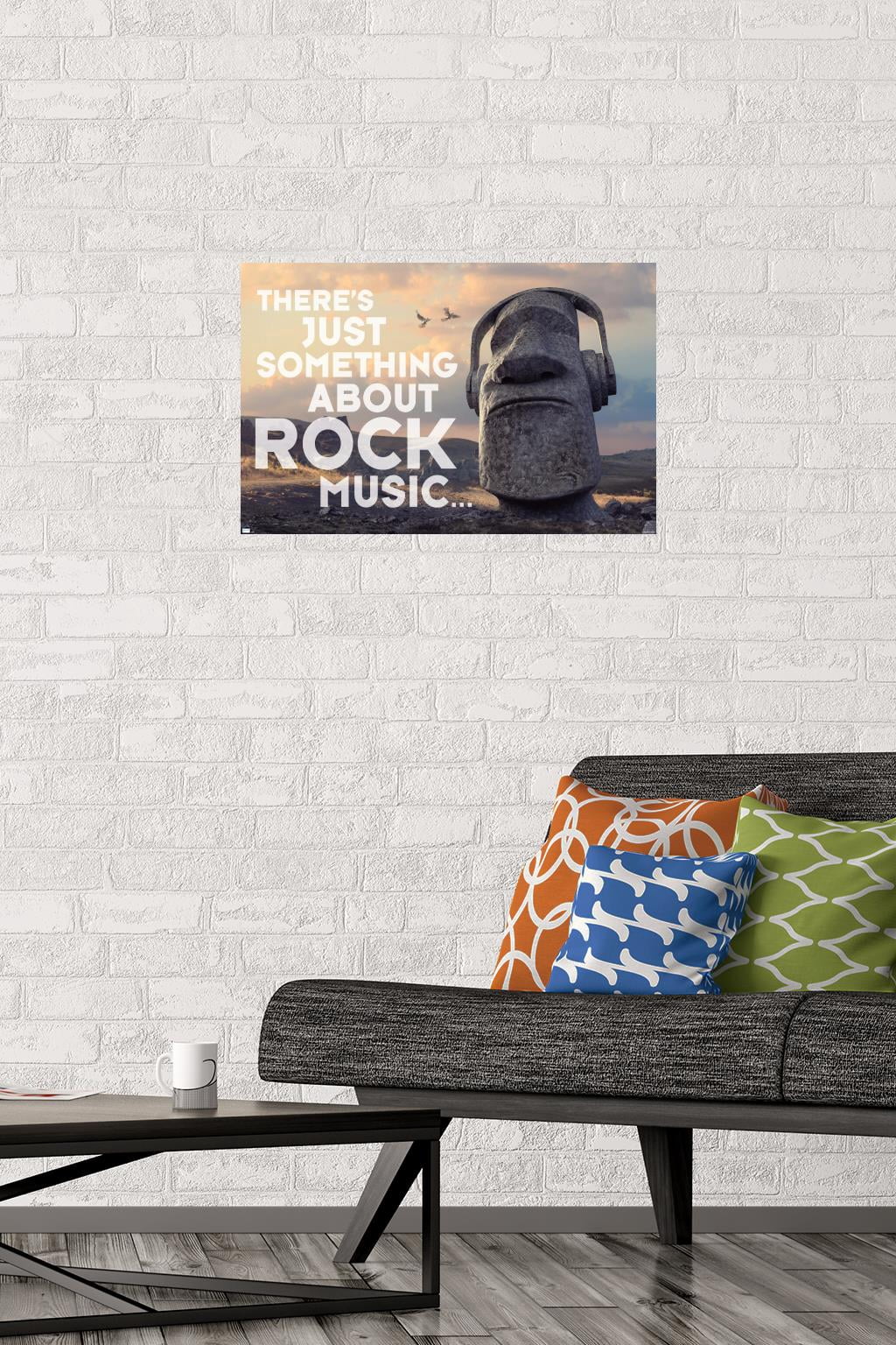 Moai Statue - Music Wall Poster, 14.725" x 22.375"