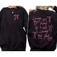 thumbnail image 4 of Living Proof of a Loving God Sweatshirt – Double Sided Retro Christian Sweater, Jesus Streetwear, Bible Verse Faith Based Gift for Men and Women, 4 of 7