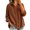 AC03-Brown, variant on Women'S Shacket Jackets Long Sleeve Oversized Corduroy Collared Button Down Shirts Lightweight Fall Blouses Tops With Pocket Khaki L