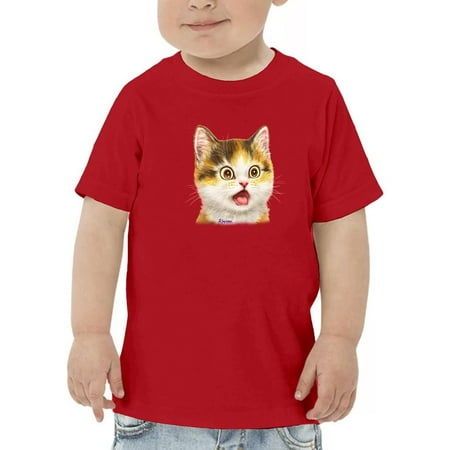 

Surprised Kitten T-Shirt Toddler -Kayomi Harai Designs 5 Toddler
