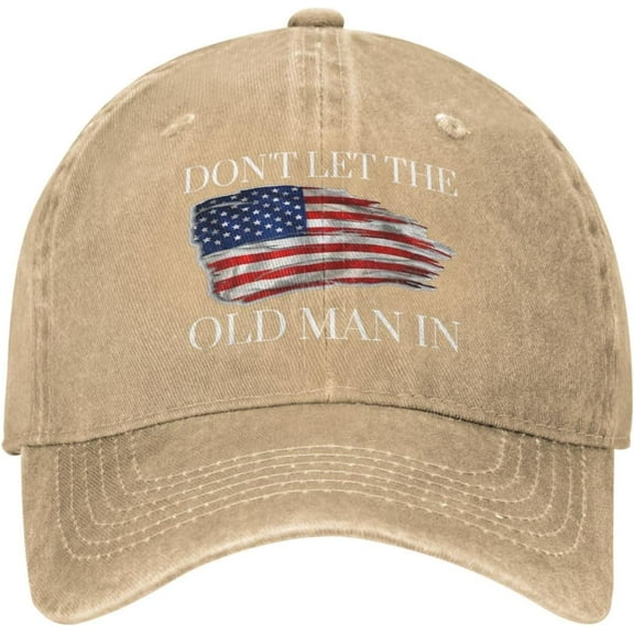 Old Man Hat Don't Let Old Man in Hat Women Baseball Hat with Design Cap