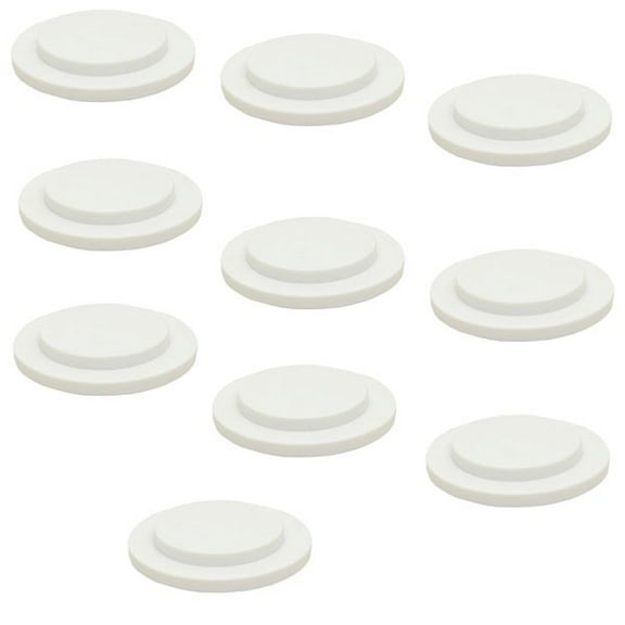 Larson Boat Spin Weld Plug 6108-9394 | 1 7/8 Inch White (Set of 10)