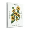 Stupell Industries Inspirational Words Sunflower Botanical & Floral
