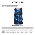 thumbnail image 4 of Honeii Blue Lightning print basktball shirt for men and women, Unisex basketball jersey for Theme party-3X-Large, 4 of 6