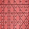 thumbnail image 1 of Ahgly Company Machine Washable Indoor Square Transitional Red Area Rugs, 8' Square, 1 of 7