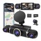 thumbnail image 1 of Cámara para auto Zunfly W2 de 4 canales, 2K+1080P, WiFi, GPS, 64 GB, 1 of 8