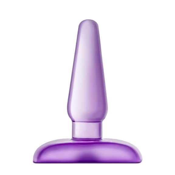 Eden Eclipse - PVC Tapered Anal Plug, Slim Design, Purple
