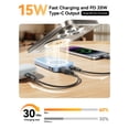thumbnail image 4 of Power Bank Gxorul Magnetic de 10000 mAh con carga rápida USB-C de 20 W, 4 of 8