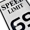 thumbnail image 5 of Speed Limit 10 MPH Sign, Slow Down Sign, Engineer Grade Reflective Sheeting, Rust Free Aluminum, Weather Resistant, Waterproof, Fade Resistant, 12" x 8" (White-10 MPH), 5 of 5