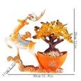 thumbnail image 2 of Árbol de la fortuna con piedras preciosas, adornos de ciervo for atraer la riqueza, decoración Feng Shui for el hogar, 2 of 3