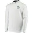 thumbnail image 2 of Men's Colosseum White UConn Huskies Tortugas Logo Quarter-Zip Jacket, 2 of 4