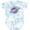Tie Dye Blue, variant on Inktastic Planet Saturn with Stars Boys or Girls Baby Bodysuit