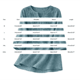 thumbnail image 4 of Embroidered Boho Tops for Women Elbow Sleeve Bohemian Tops Soft Floral Top Loose Fit Blouses Vacation Beach Solid Blouses Lightweight Pullover Shirt 3/4 Length Sleeve Shirts Solid Color Shirts, 4 of 6