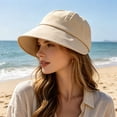 thumbnail image 5 of Eolstice Summer Bucket Hat, Wide Brim Sun Protection Hat, Casual Foldable Visor Cap, UV Blocking Fashion Hat for Women, Men, Outdoor Beach, 5 of 7
