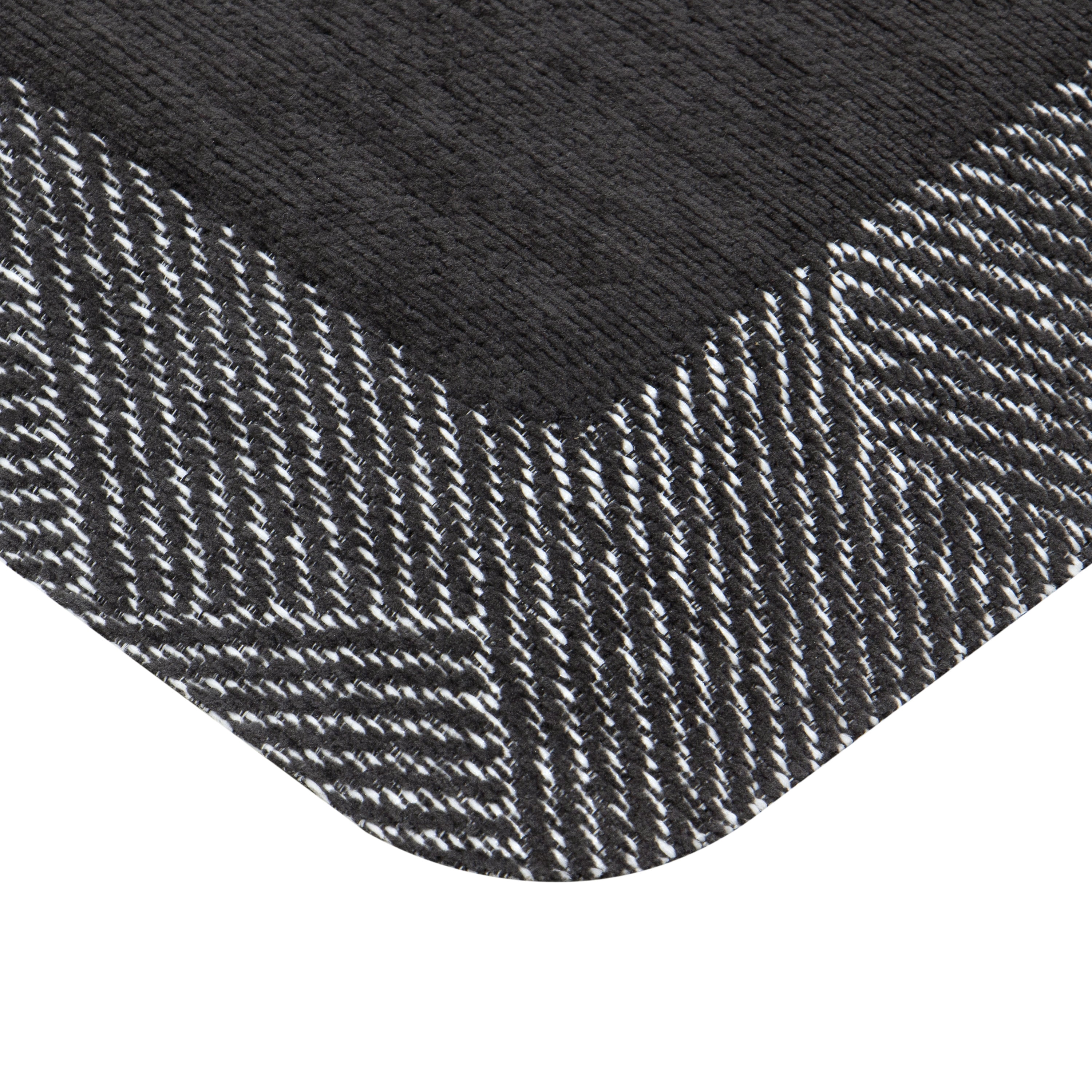 Better Homes & Gardens Dustin Collection Modern Weave Rich Black Anti-fatigue Kitchen Mat 20" x 32"