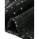 thumbnail image 5 of MONTAJE CHIC Mono de lentejuelas para mujeres, un solo hombro, transparente, con piernas anchas para fiestas XL Negro, 5 of 6