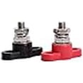 thumbnail image 3 of Fastronix 3/8" Stainless Steel Single Stud Power and Ground Junction Block Red and Black, 3 of 4