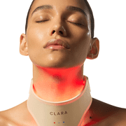Clara Red Light Therapy Neck Mask, Silicone, Collagen Boosting Anti-Aging for Smoother, Firmer, Radiant Skin