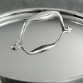 thumbnail image 2 of Tramontina Signature 3-Quart Tri-Ply Clad Stainless Steel Sauce Pan with Lid, Induction Ready, Oven & Dishwasher Safe, 2 of 8