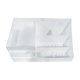 thumbnail image 1 of Bearachild Caja organizadora de maquillaje de PP, contenedor de almacenamiento de con cajones, estuche cosmético de joyería Almacenamiento y organización del hogar blanco 25.2x15.4x11.5cm Bearachild HA004736-01, 1 of 6