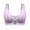 Purple, variant on CFLVAEK Plus Size Bras for Women Front Hook Everyday Bra Comfort Push Up Sleep Bra Comfy Breathable Full Coverage Bralette Green XXXXXXXXL