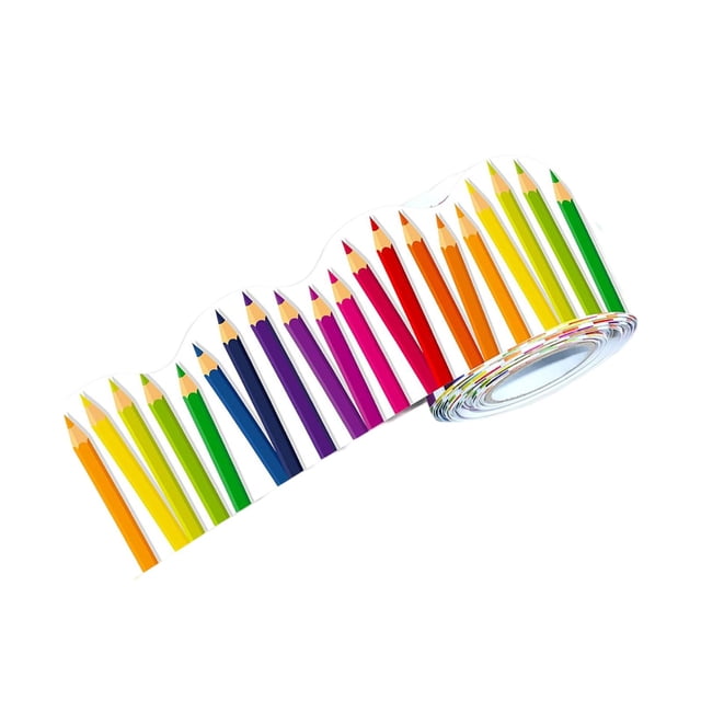 Pegatina con patrón de lápiz Gloria multiusos resistente al agua 76 cm x 5 m