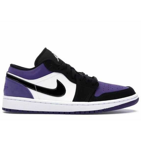 Jordan Men's 1 Low Court Purple Shoes, from StockX