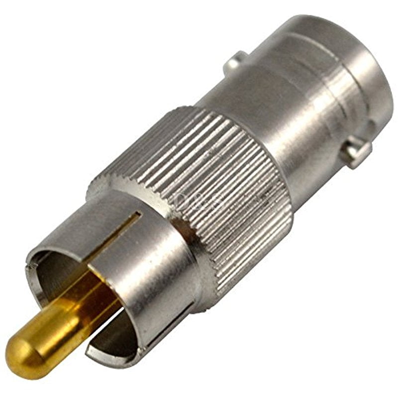 BNC female jack to RCA male plug straight RF Coaxial adapter connector