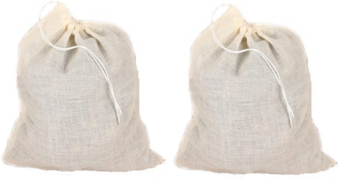 100 PCS 4x6 Cotton Muslin Drawstring Reusable Bags Packing Bath Soap Herbs Tea 