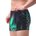thumbnail image 2 of Pofeuu Northern Lights 2 Print Men’s Boxer Briefs, Moisture-Wicking Underwear, Regular,Trunk-XX-Large, 2 of 5