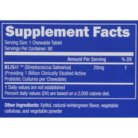 RightWay Nutrition Probiotics ProENT Tablets, 90 Ct