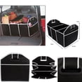 thumbnail image 3 of NICEXMAS Car Storage Box Nonwoven Car Trunk Storage Bag Folding Storage Bag Tool Bag Car Storage Box (Black, Random Style Handle), 3 of 6