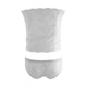 thumbnail image 3 of Conjunto de lencería sexy sin tirantes con encaje cruzado en el pecho para mujer - Ropa interior push up, poliéster, color liso, tallas S-XXL, ropa informal para todas las estaciones, 3 of 7